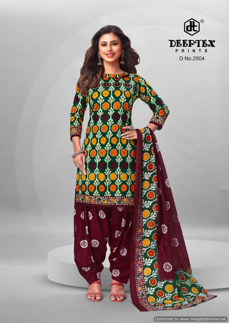Deeptex Batic Plus Vol 25 Cotton Wholesale Salwar Suit Catalog — Wholesale Salwar Suits, Deeptex wholesale from Surat — view 4